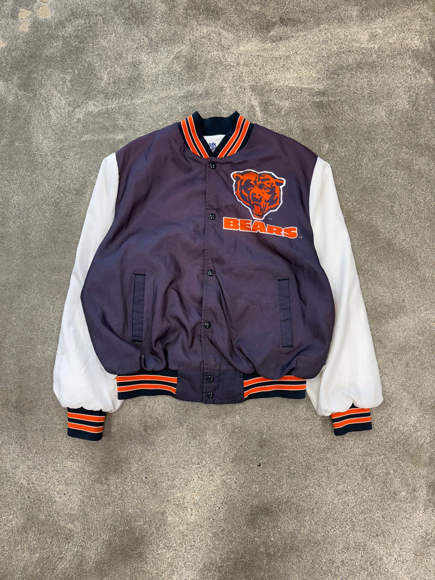 (L) Vintage Chalkline Chicago Bears Jacket
