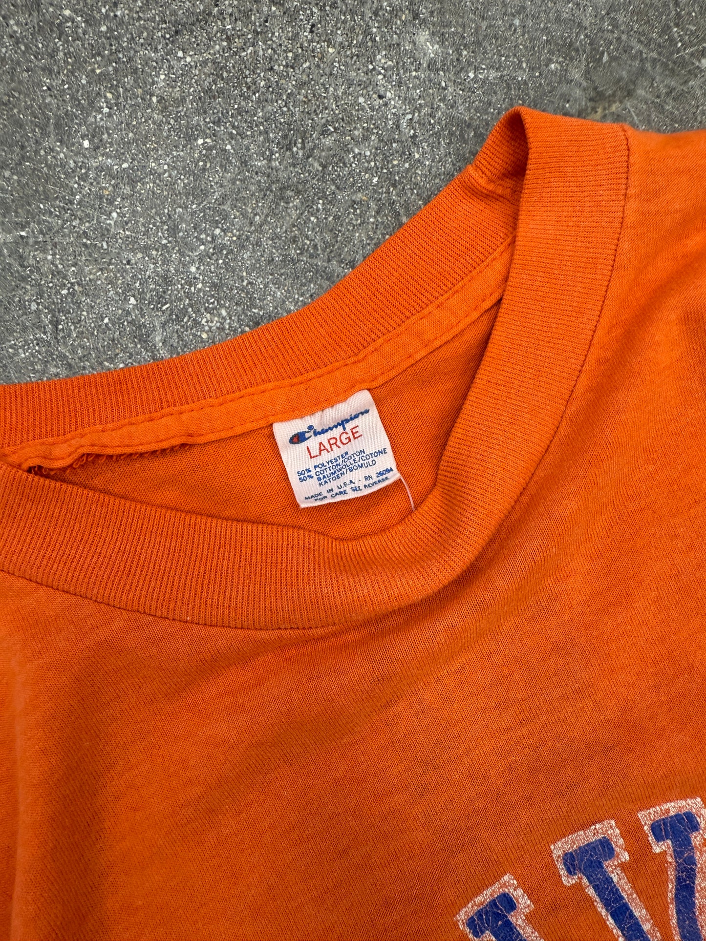 (S) Vintage 80s Champion Denver Broncos Helmet Tee