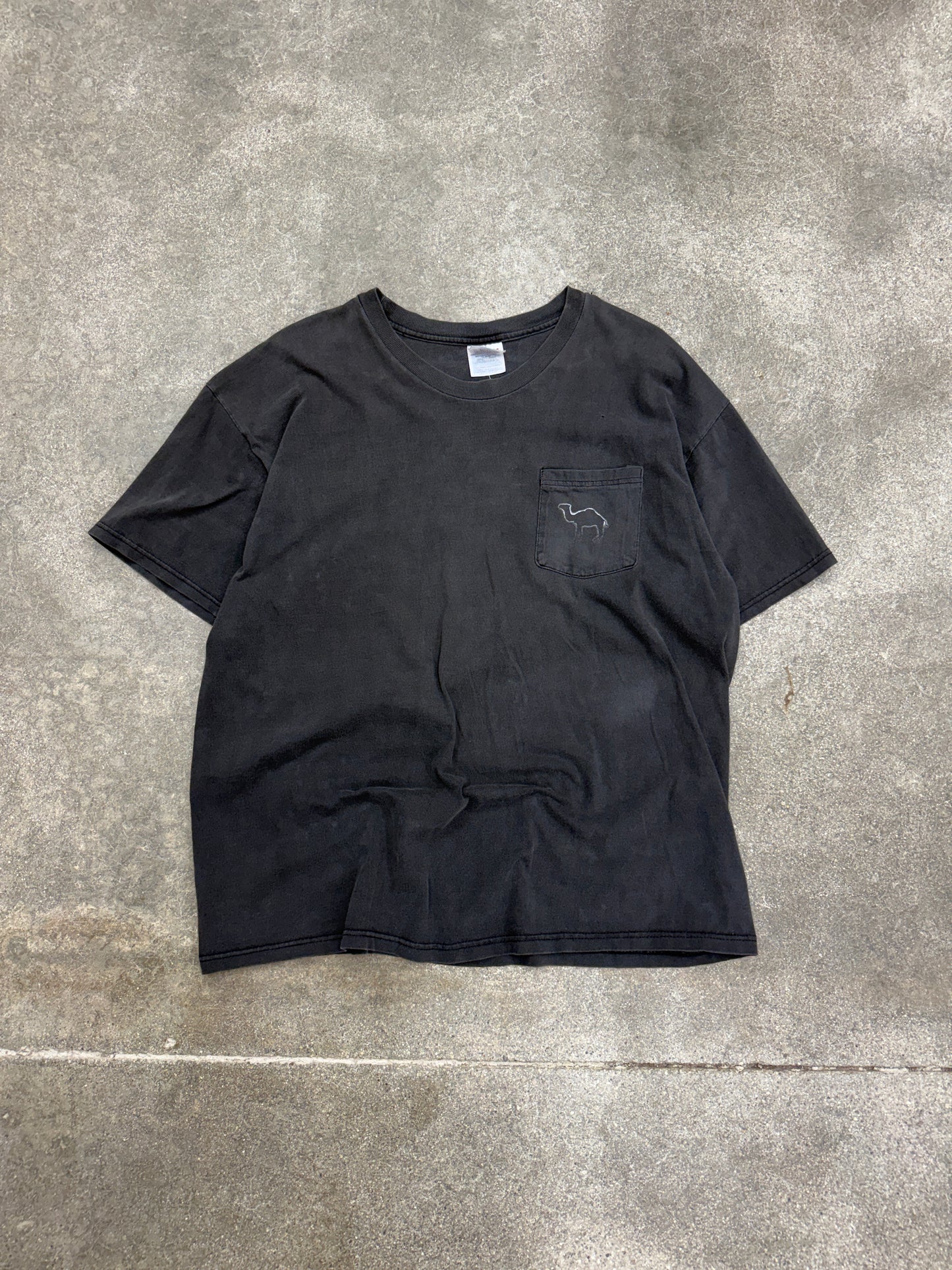 (XL) Vintage Camel Cigarette Promo Pocket Tee Shirt