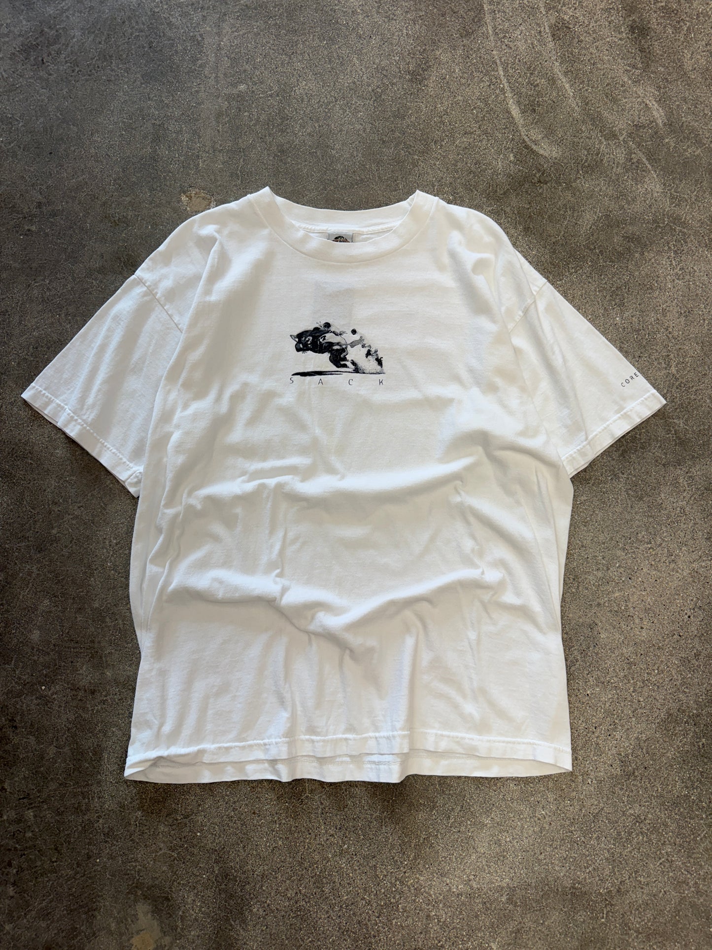 (XL) Vintage Football Sack Tee