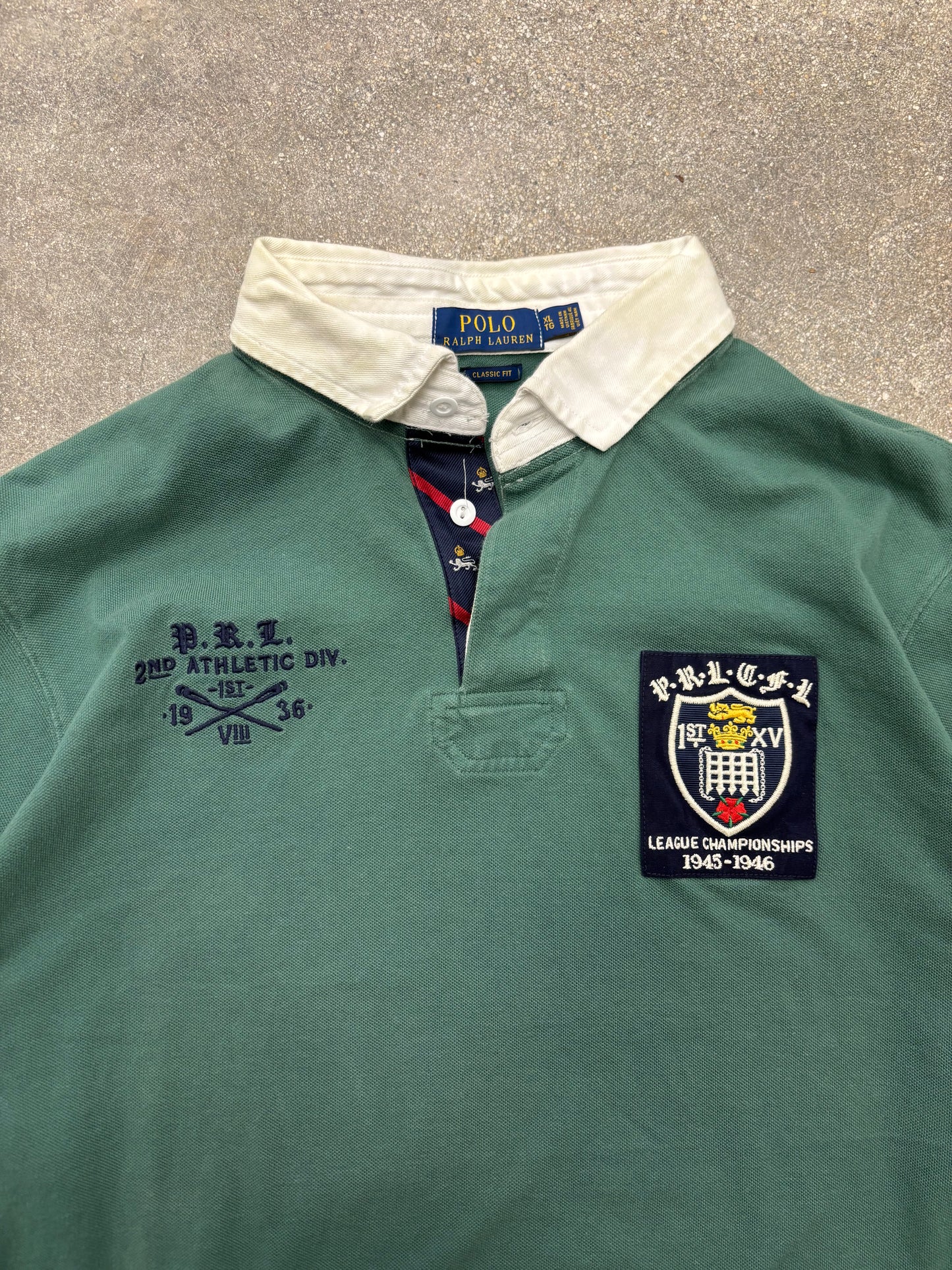 (XL) Polo Ralph Lauren Embroidered LS Rugby Shirt