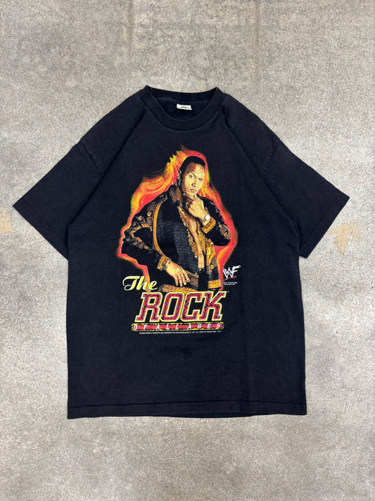 (L) Vintage 2000 WWF The Rock of All Ages T-Shirt
