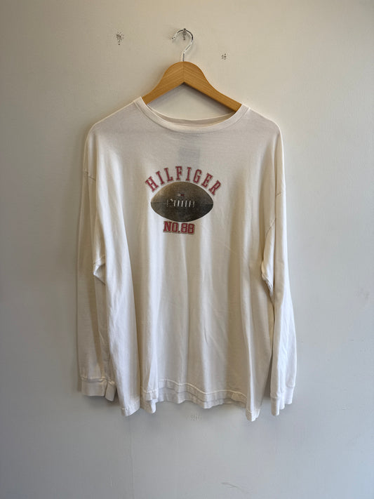 (L) Tommy Hilfiger Football Tee