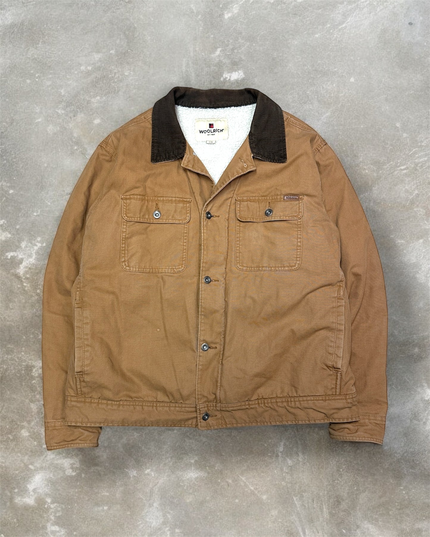 (XL) Vintage Woolrich Sherpa Lined Jacket