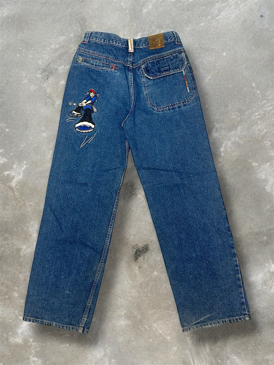 (27x28.5) Vintage Y2K Paqaderm Jeans