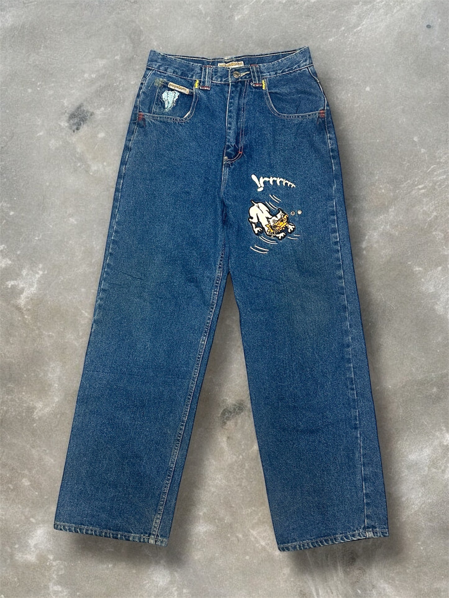 (27x28.5) Vintage Y2K Paqaderm Jeans