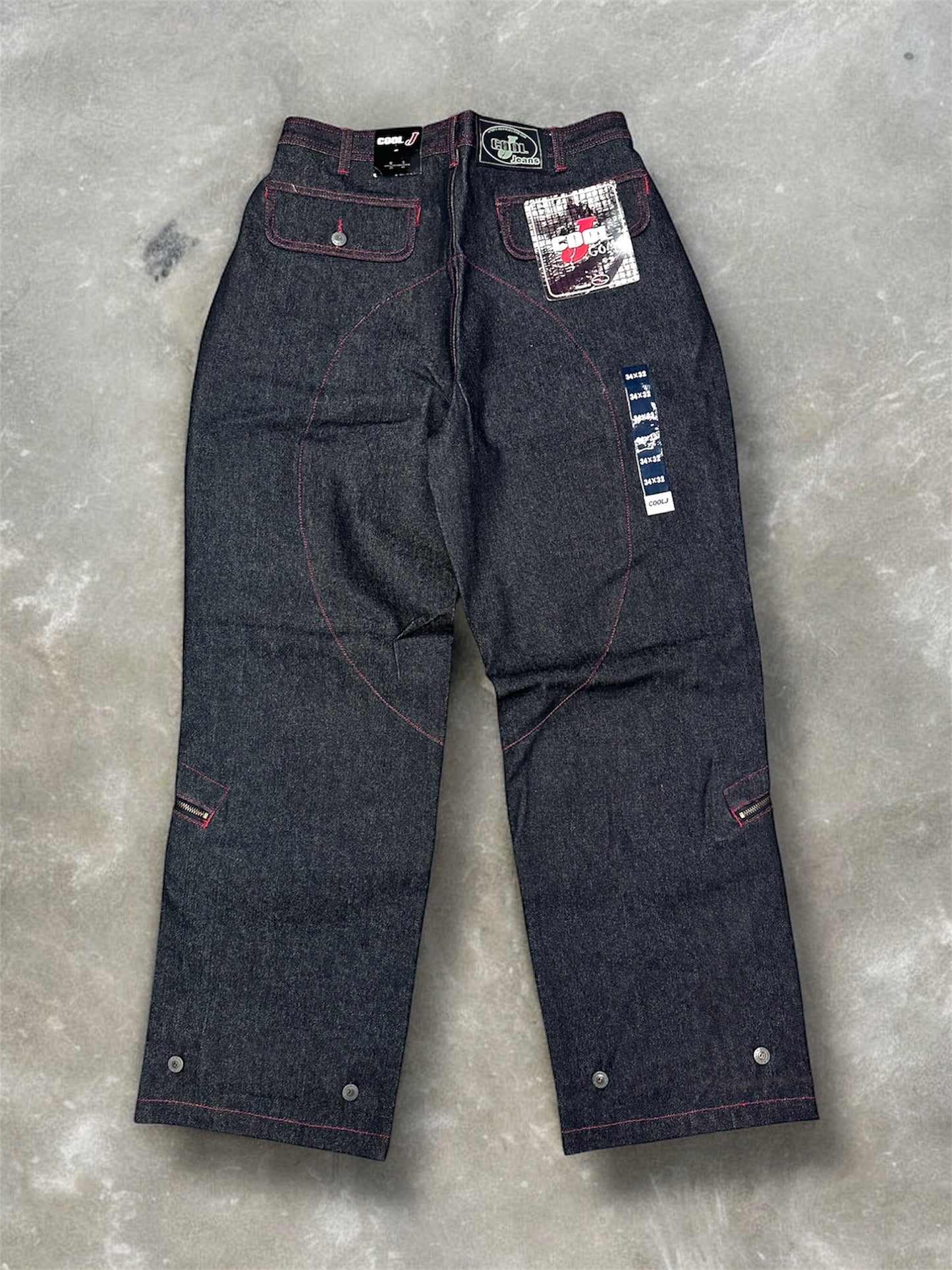 (34x32) Vintage Y2K Cool J Jeans