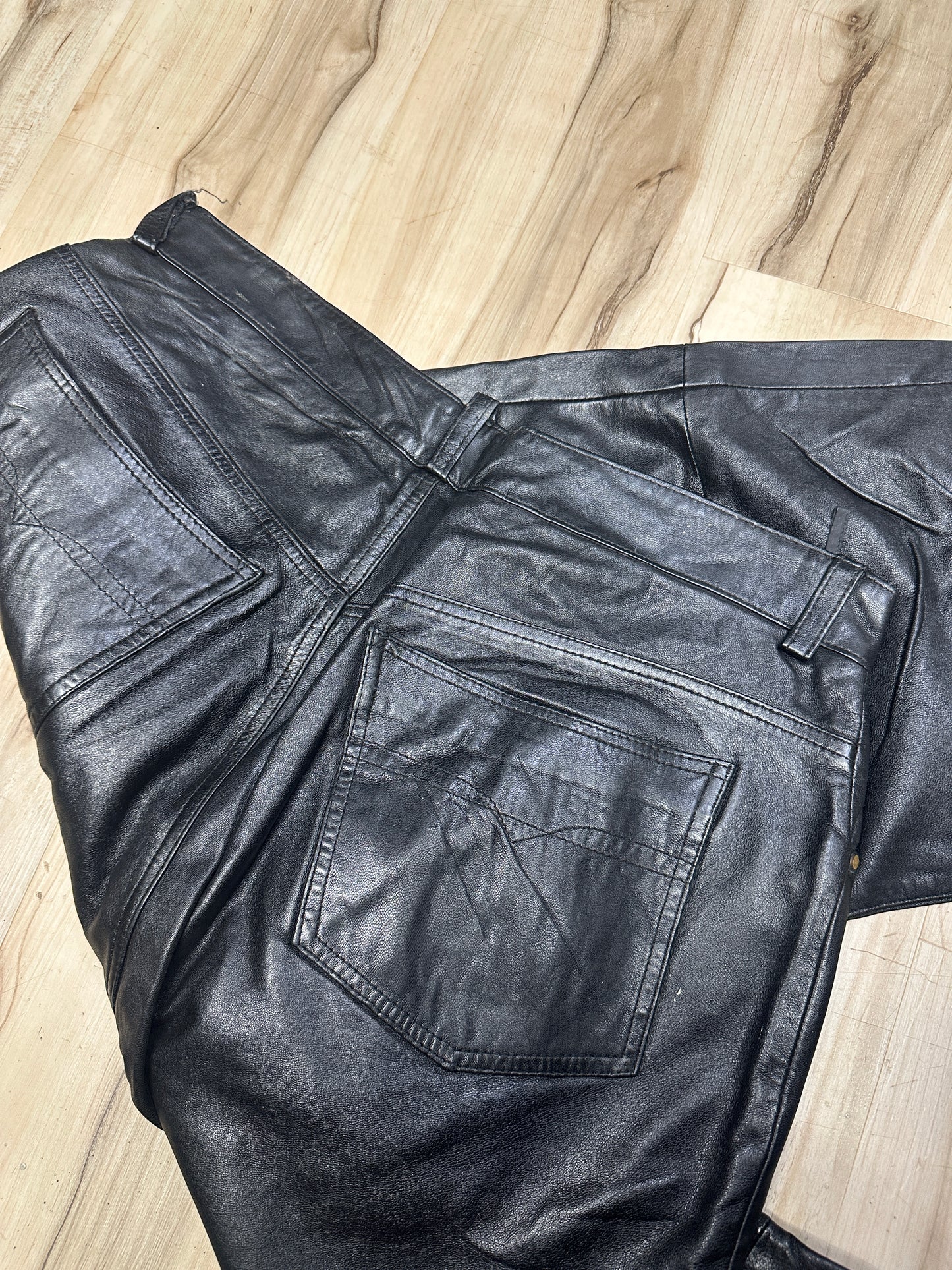 (32x29) Vintage Wilke Rodriguez Leather Pants