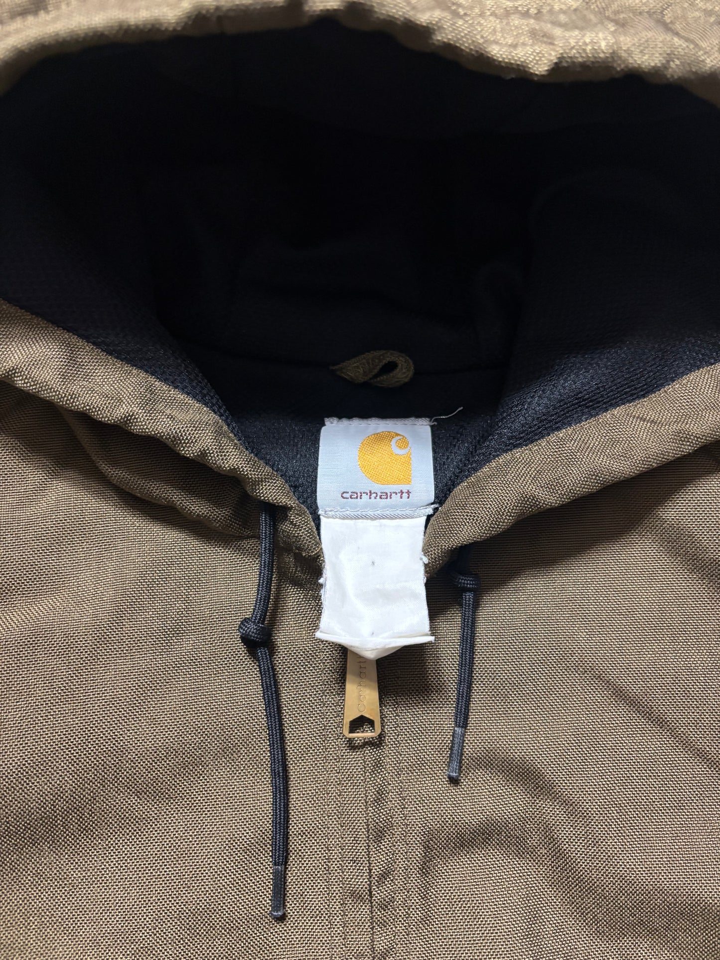 (XXL) Vintage Carhartt Brown Canvas Hooded Jacket