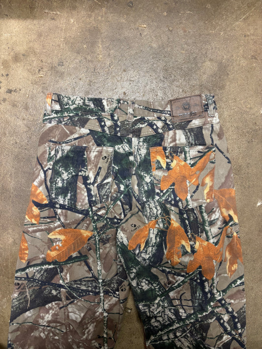 (30x29) Vintage 00s Wrangler Double Knee Realtree Camo Pants