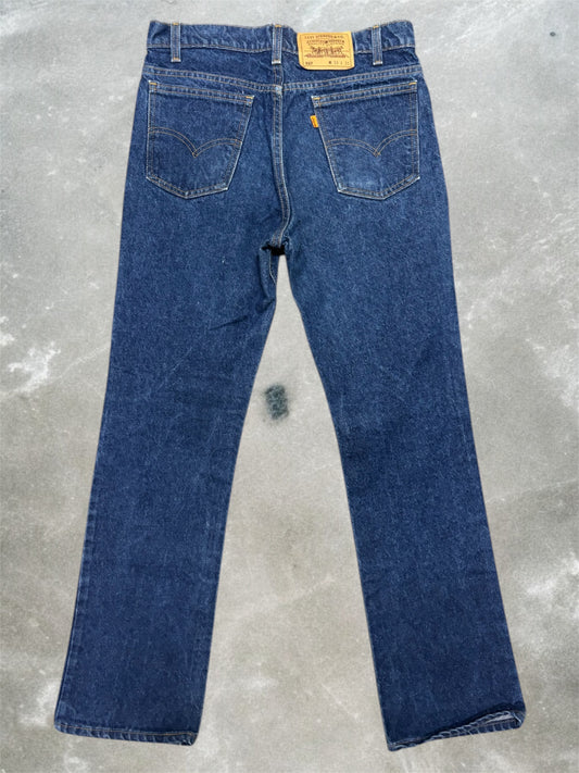 (32x30) Vintage 1995 Levi’s 517 Orange Tab Blue Denim Jeans