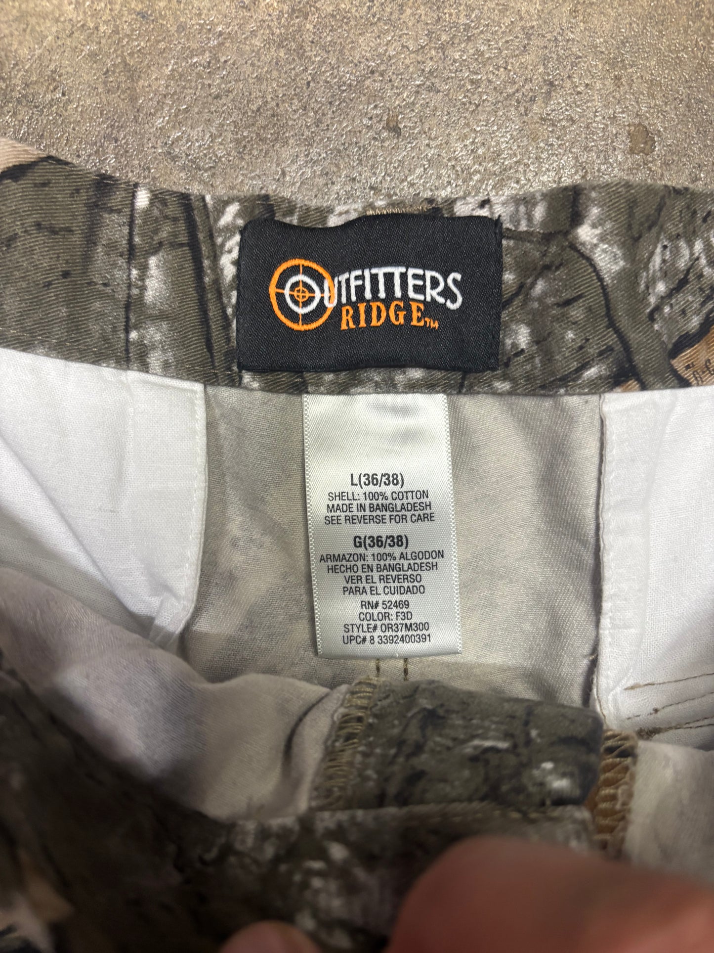 (36x31) Vintage 00s Outfitters Ridge Camo Pants