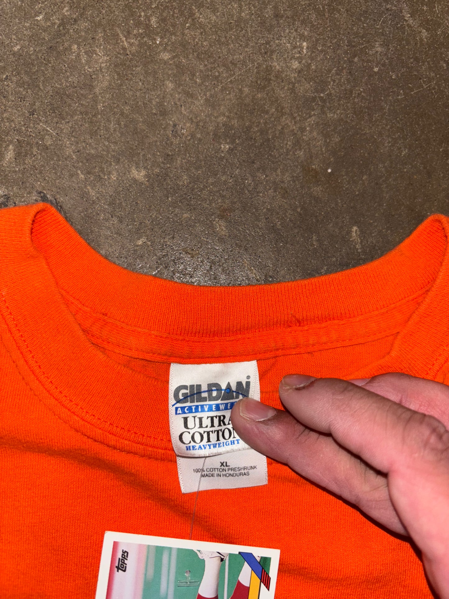 (XL) Vintage 00s Gildan Miller Beer Orange Shirt