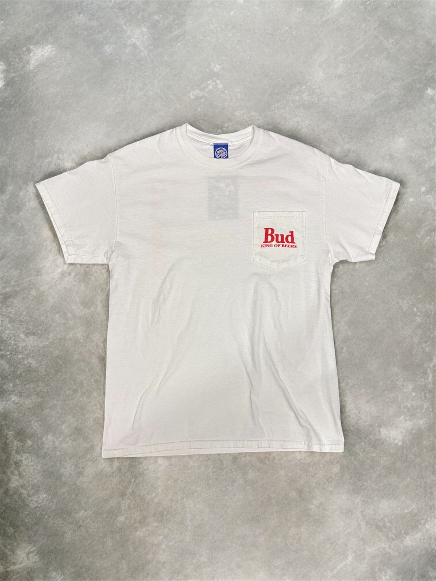 (M) Budweiser King of Beers White T-Shirt