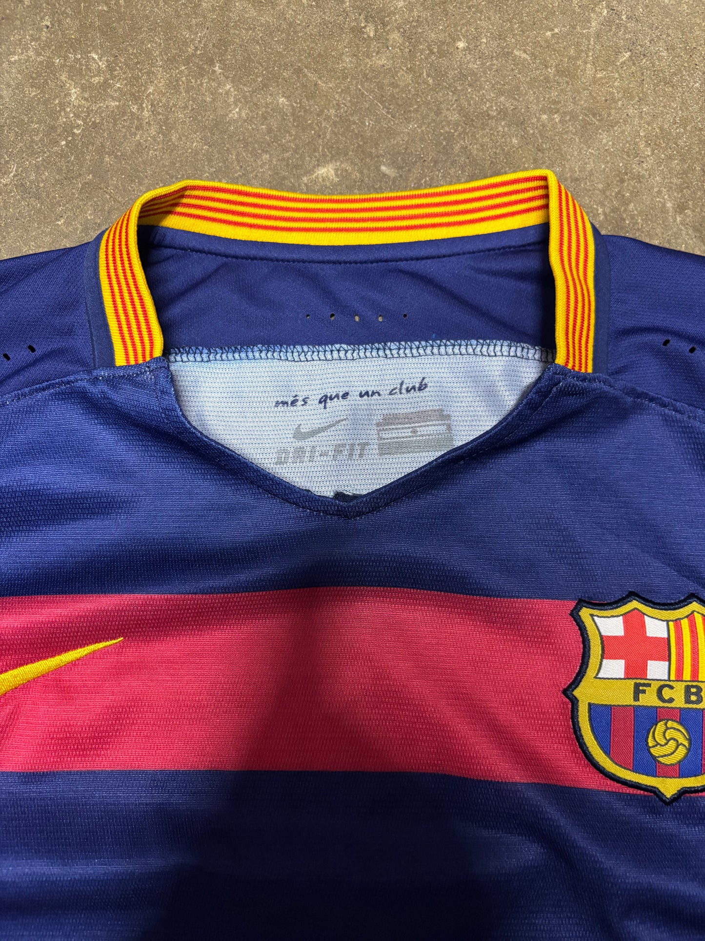 (L) Nike FC Barcelona Striped Jersey