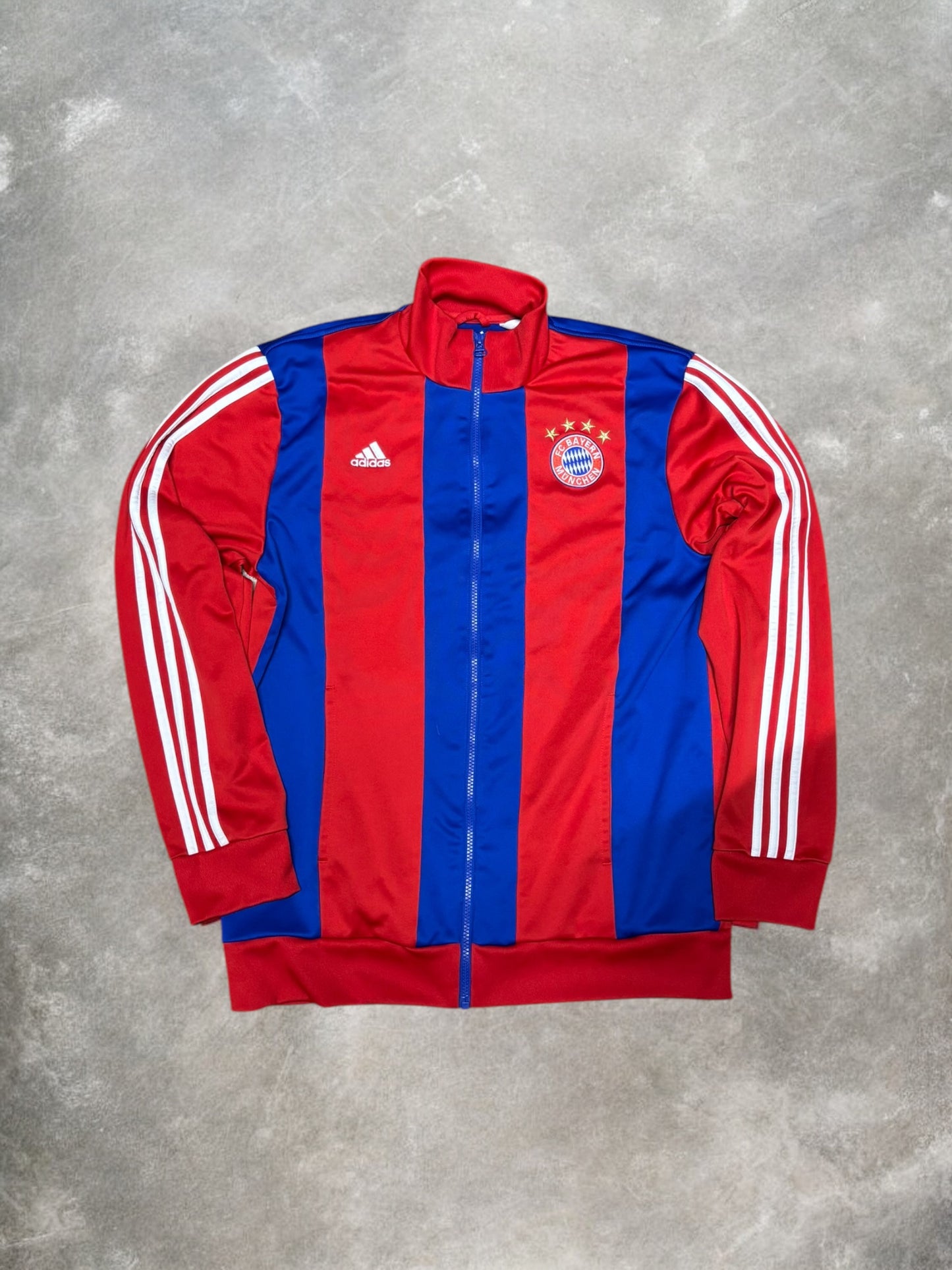 (L) Adidas Bayern Munich Zip Up Lightweight Jacket